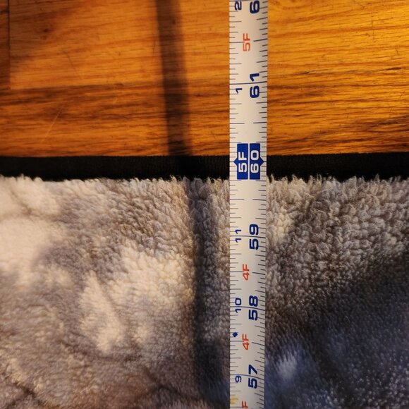 Vintage Al Agnew Deer Print Fleece Throw Blanket - Picture 3 of 5